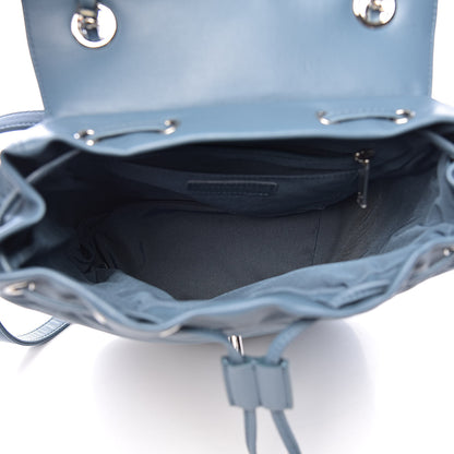 Chanel Lambskin Chevron Quilted Small Urban Spirit Backpack Light Blue 5 of 12