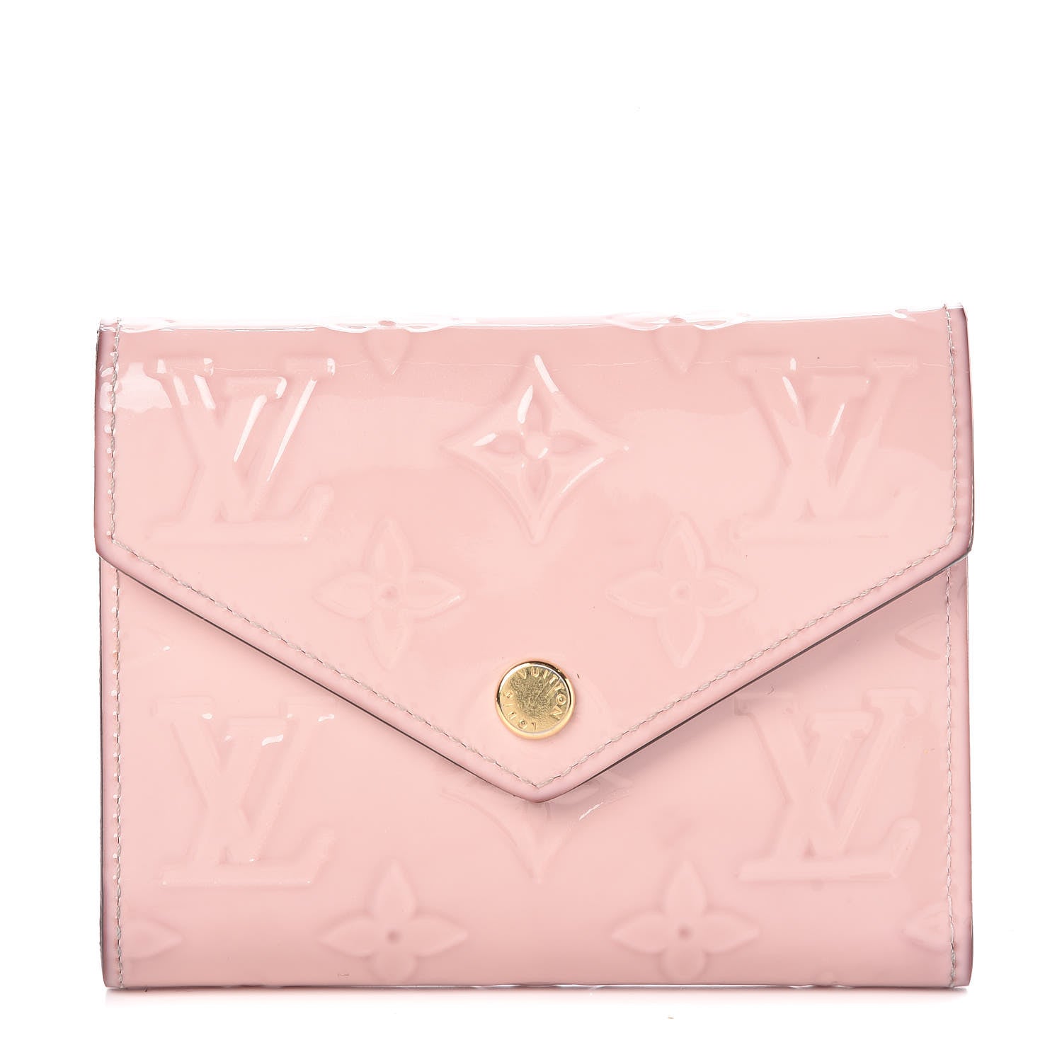 Louis Vuitton Vernis Victorine Wallet Rose Ballerine 1 of 10