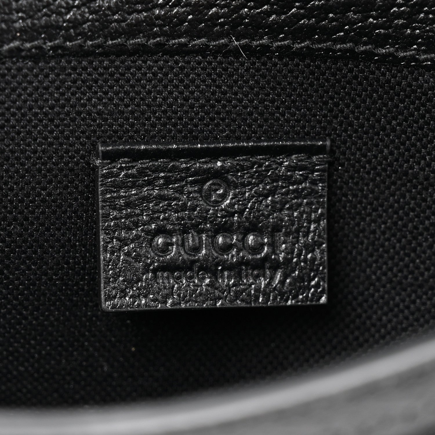 Gucci Monogram Jumbo GG Textured Dollar Calfskin Mini Horsebit 1955 Shoulder Bag Black 6 of 11