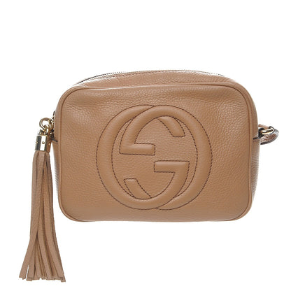 Gucci Pebbled Calfskin Small Soho Disco Bag Camelia 1 of 7