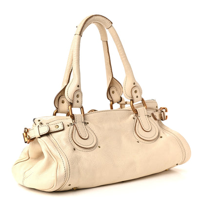 Chloe Calfskin Medium Paddington Satchel Off White 3 of 12