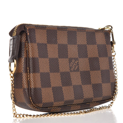 Louis Vuitton Damier Ebene Mini Pochette Accessories 3 of 8