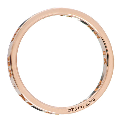 Tiffany 18K Rose Gold Diamond Atlas Pierced Ring 53 6.5 4 of 4