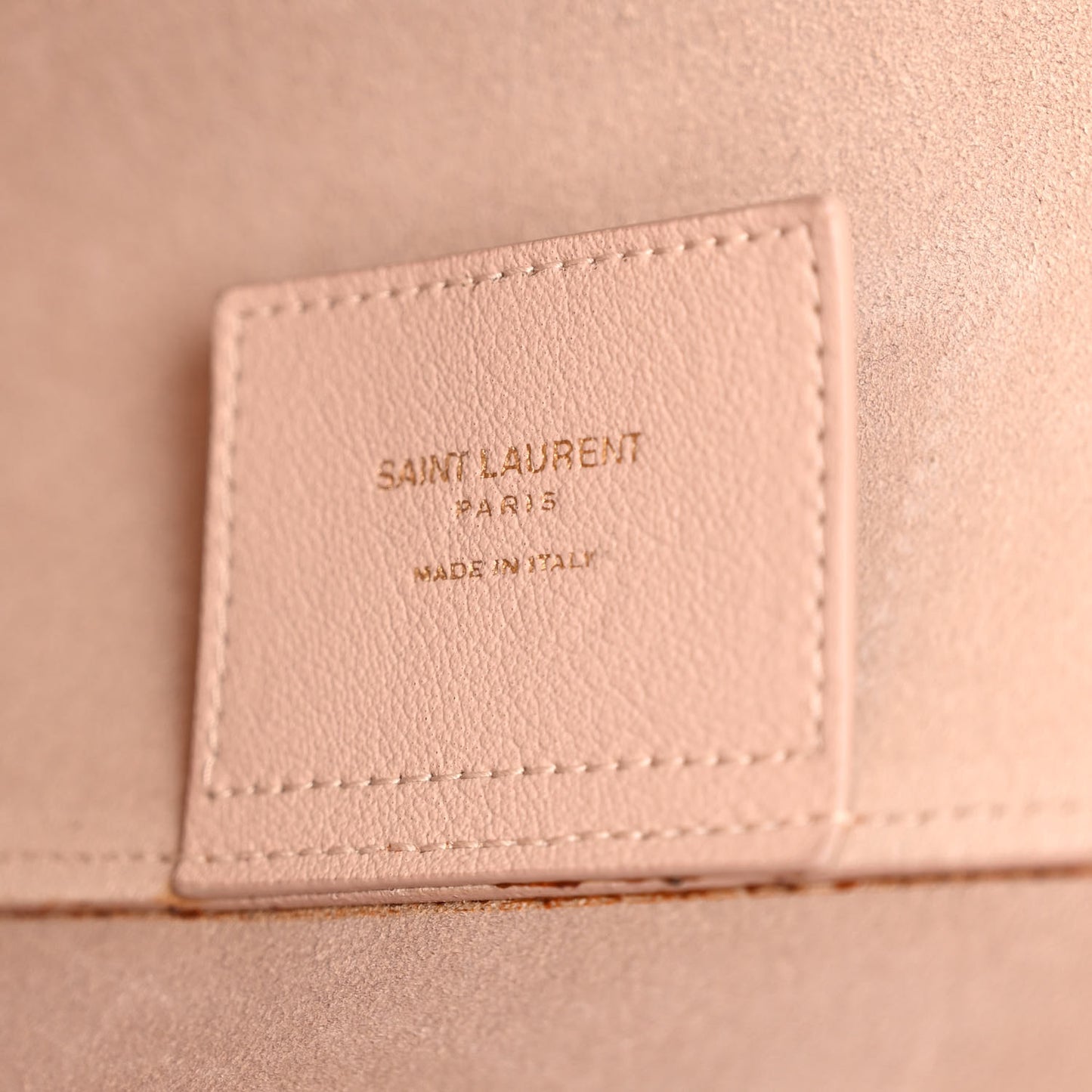 Calfskin Large Shopping Tote Pale Blush