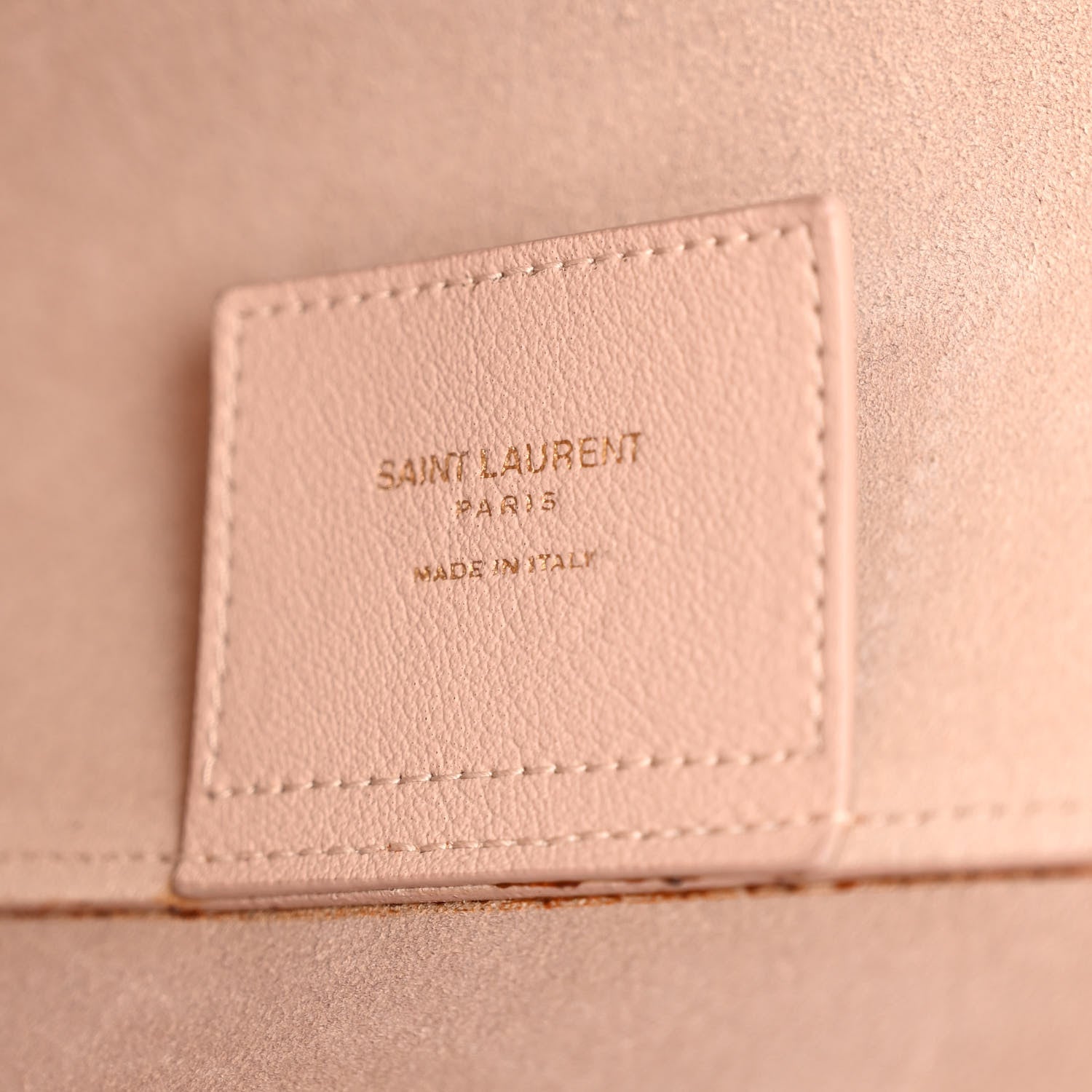 Saint Laurent Calfskin Large Shopping Tote Pale Blush 6 of 11