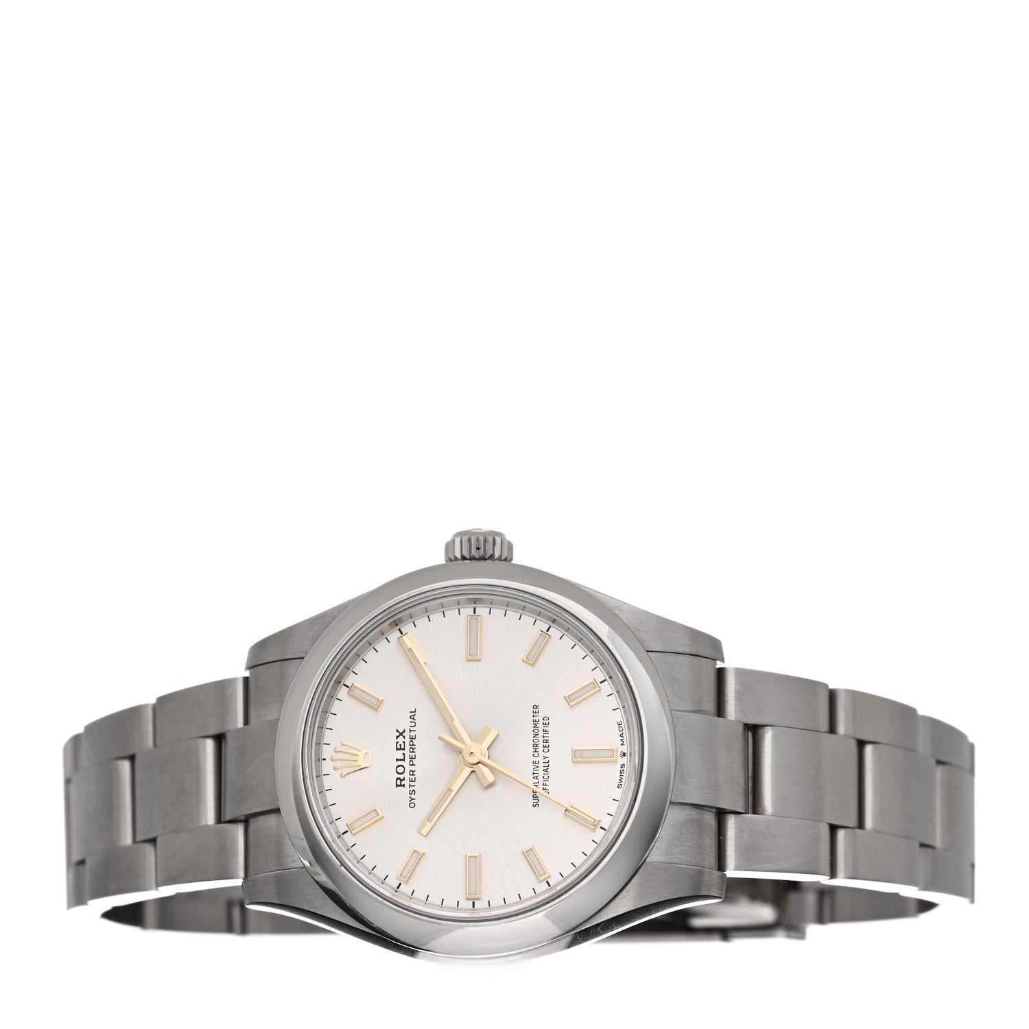 Rolex Stainless Steel 31mm Oyster Perpetual Watch Silver 277200 2 of 5