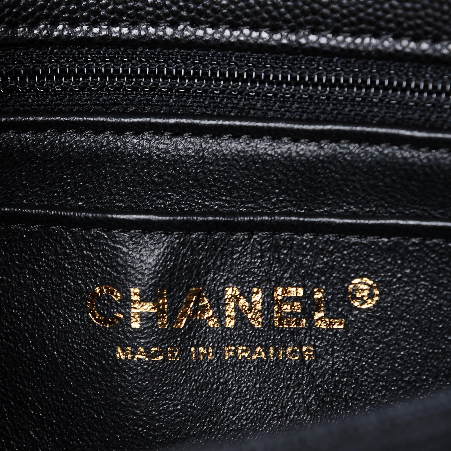 Caviar Quilted Mini Rectangular Flap Black