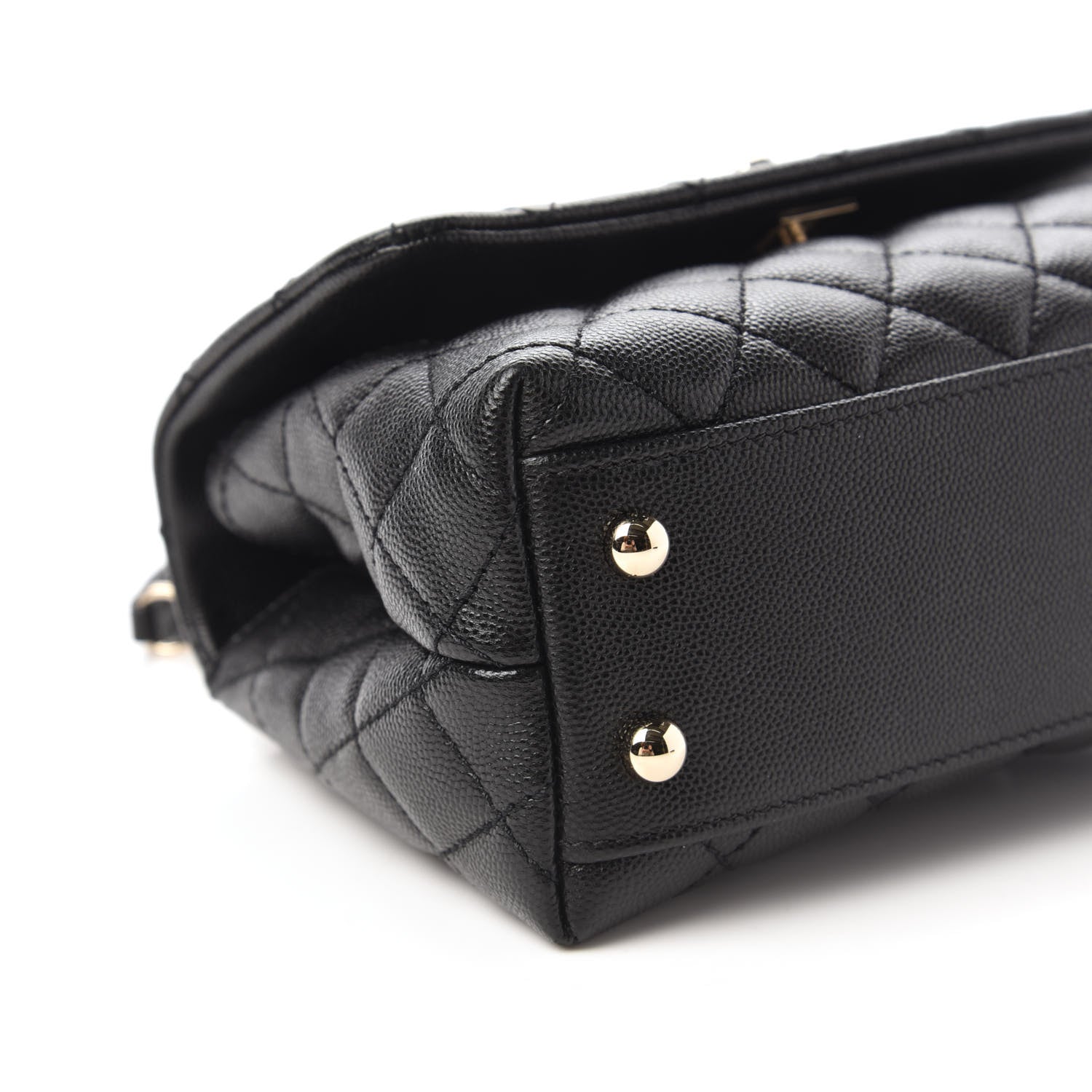 Chanel Caviar Quilted Mini Coco Handle Flap Black 6 of 11