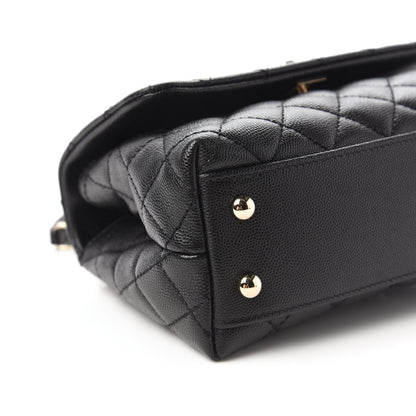 Chanel Caviar Quilted Mini Coco Handle Flap Black 6 of 11