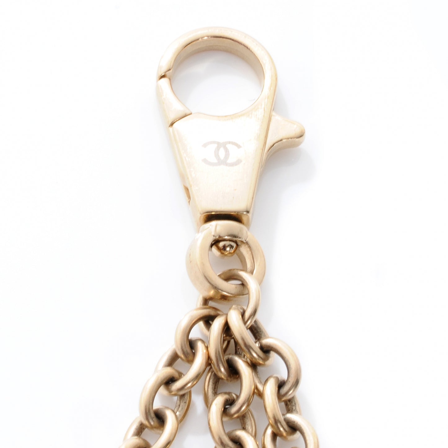 Coco CC Coins Key Chain Light Gold
