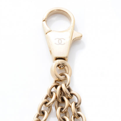 Chanel Coco CC Coins Key Chain Light Gold 3 of 5