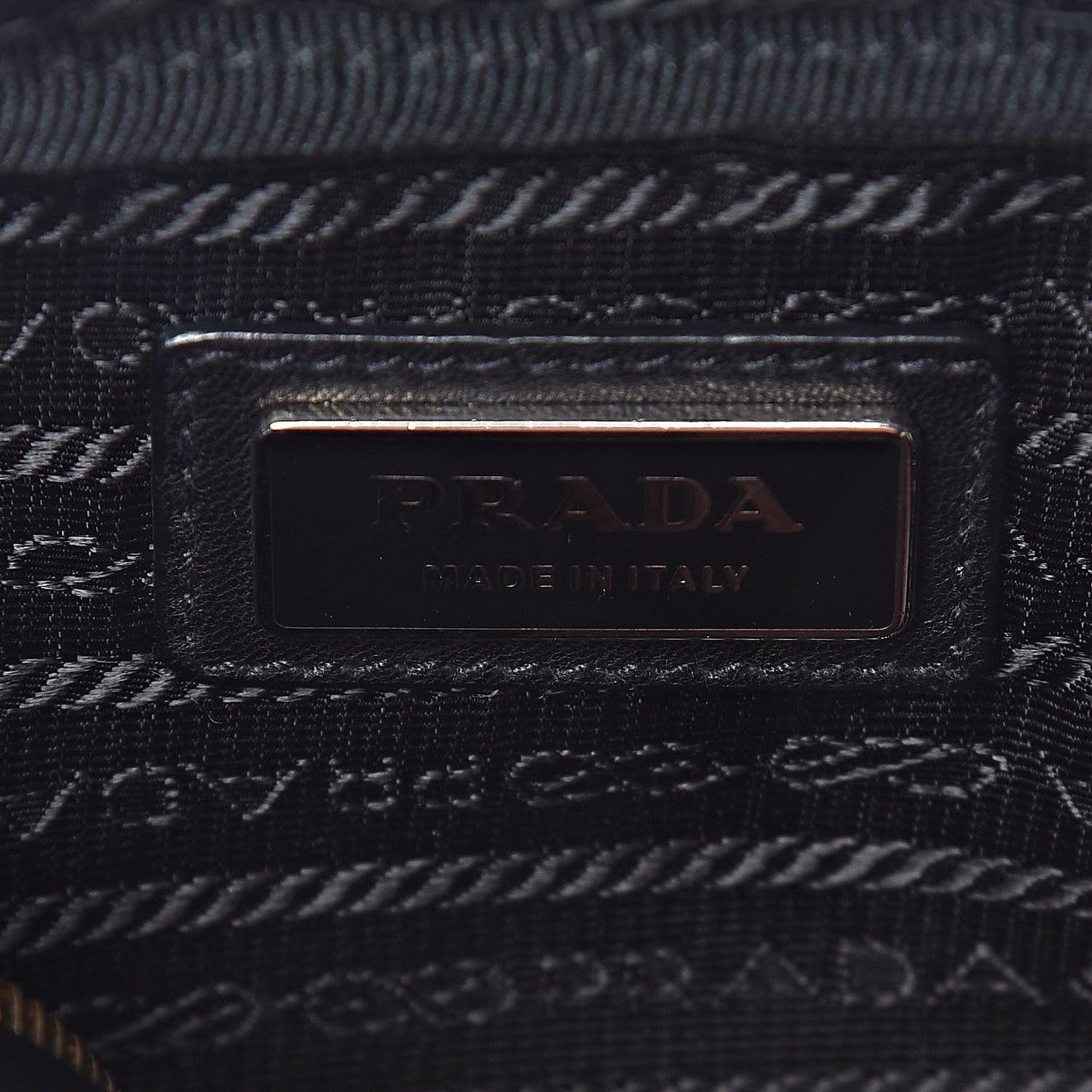 Glace Calfskin Zippers Bow Clutch Black