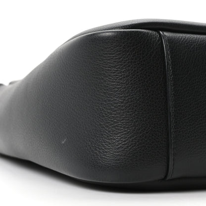 Saint Laurent Smooth Calfskin Small Le 5 A 7 Soft Hobo Black 8 of 10
