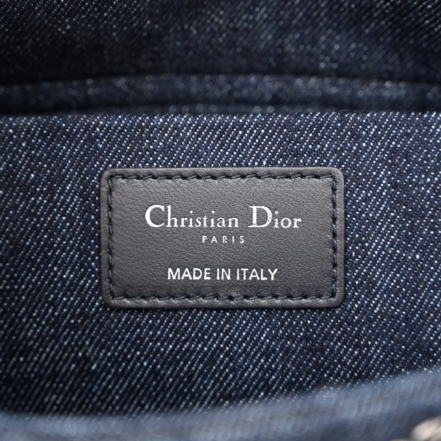 Christian Dior Denim Eyelet Lady D-Joy Blue 6 of 10