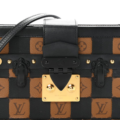 Louis Vuitton Monogram Tressage Petite Malle Black 6 of 8