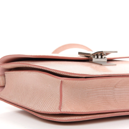 Celine Lizard Medium Classic Box Flap Bag Pink 7 of 8