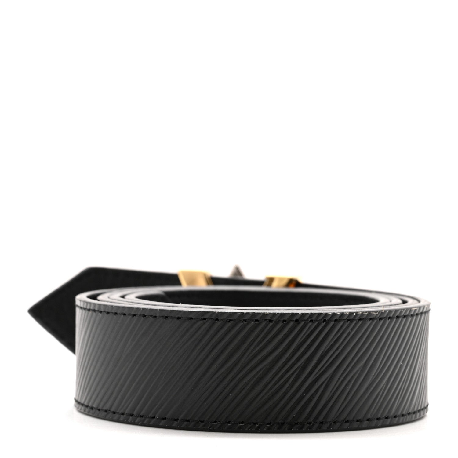 Louis Vuitton Epi 30mm LV Twist Belt 90 36 Black 2 of 9