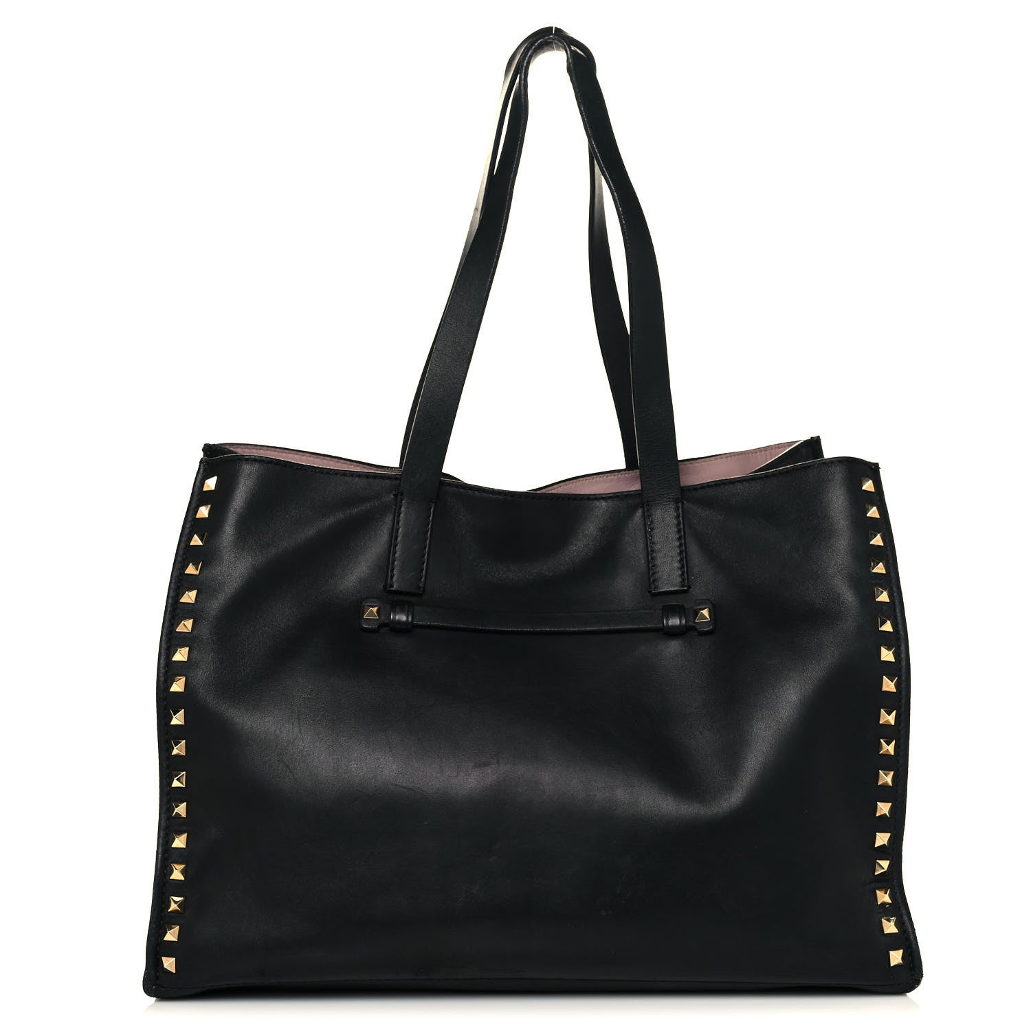 Valentino Garavani Nappa Medium Rockstud Soft Tote Black 1 of 17