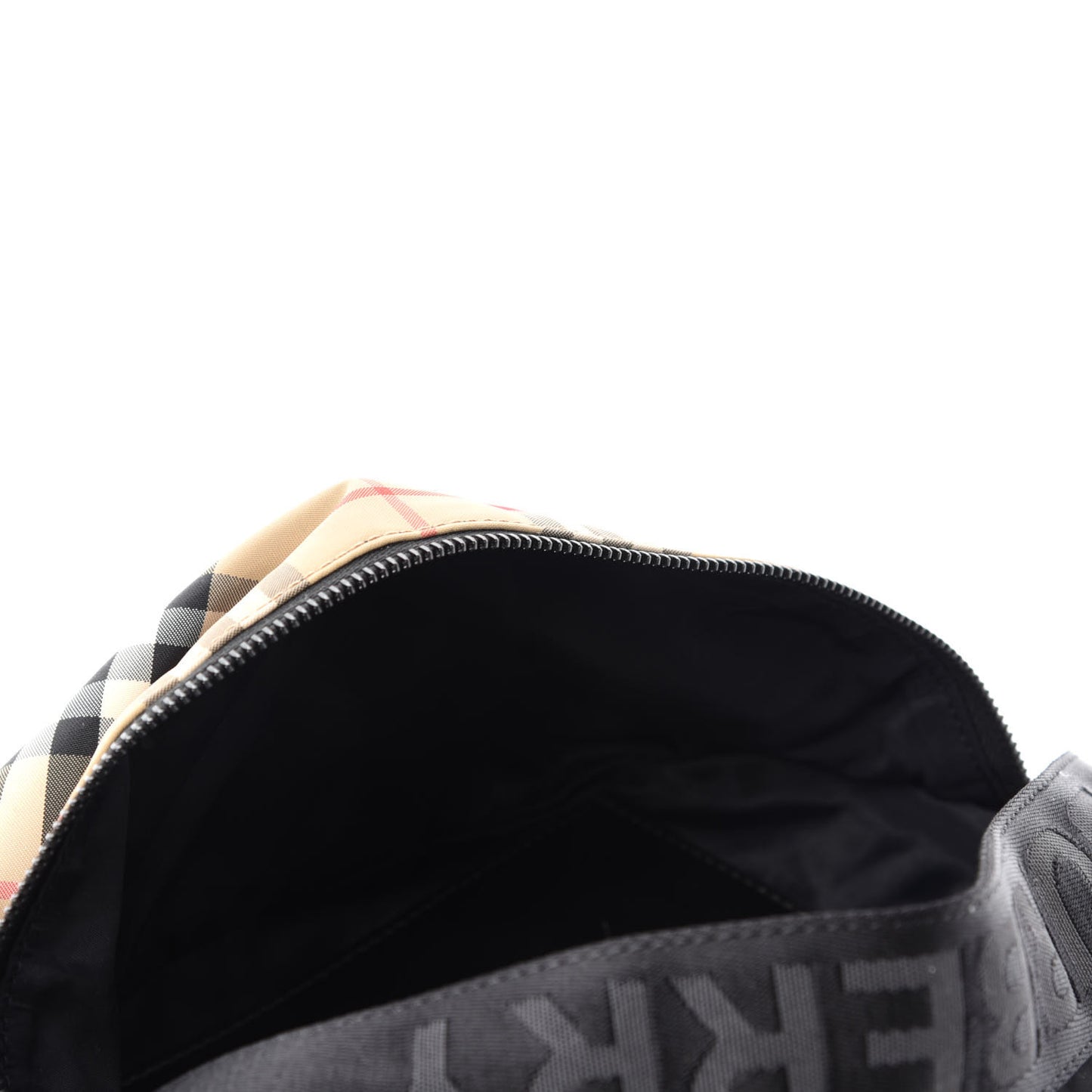 Nylon Vintage Check Sonny Bum Bag Archive Beige Black