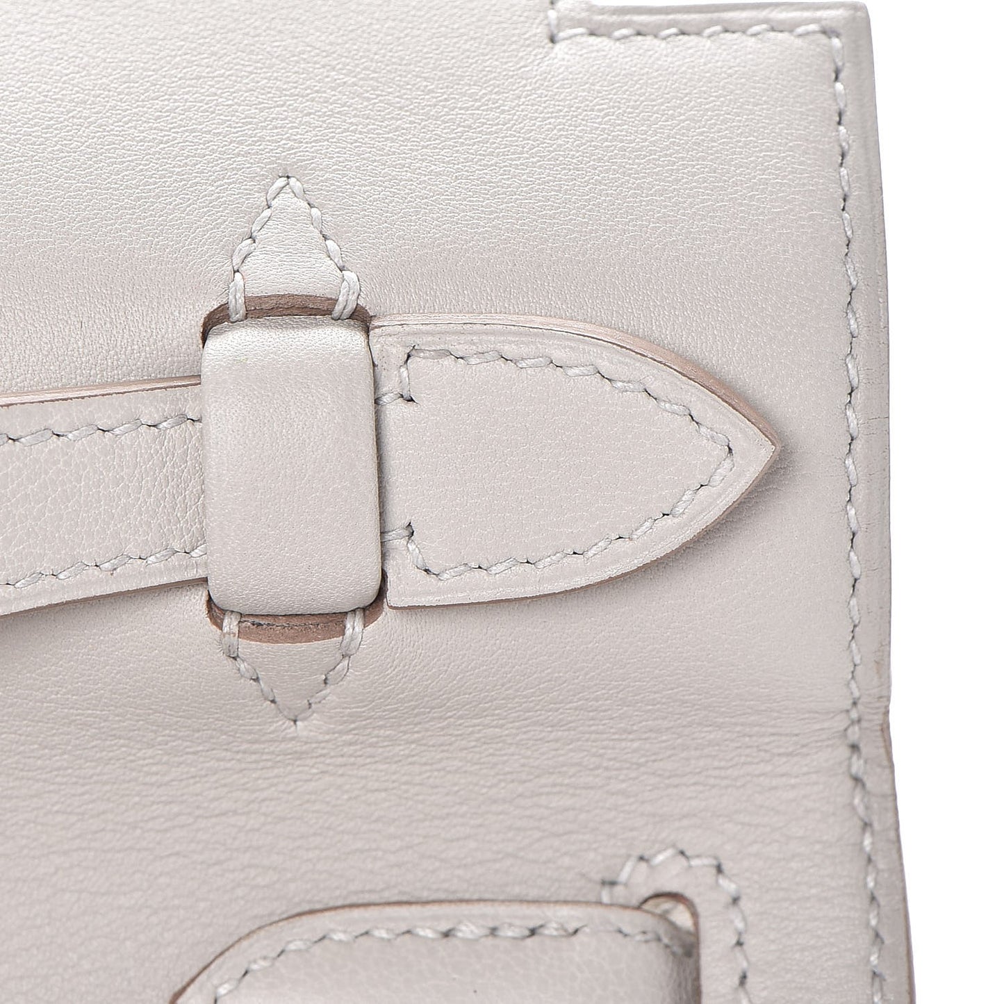 Swift Kelly Pochette Clutch Gris Perle