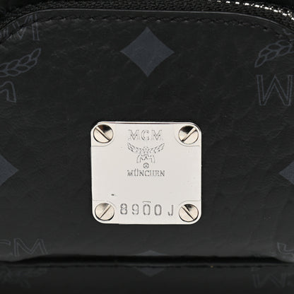 MCM Visetos X-Mini Aren Crossbody Bag Black 6 of 10