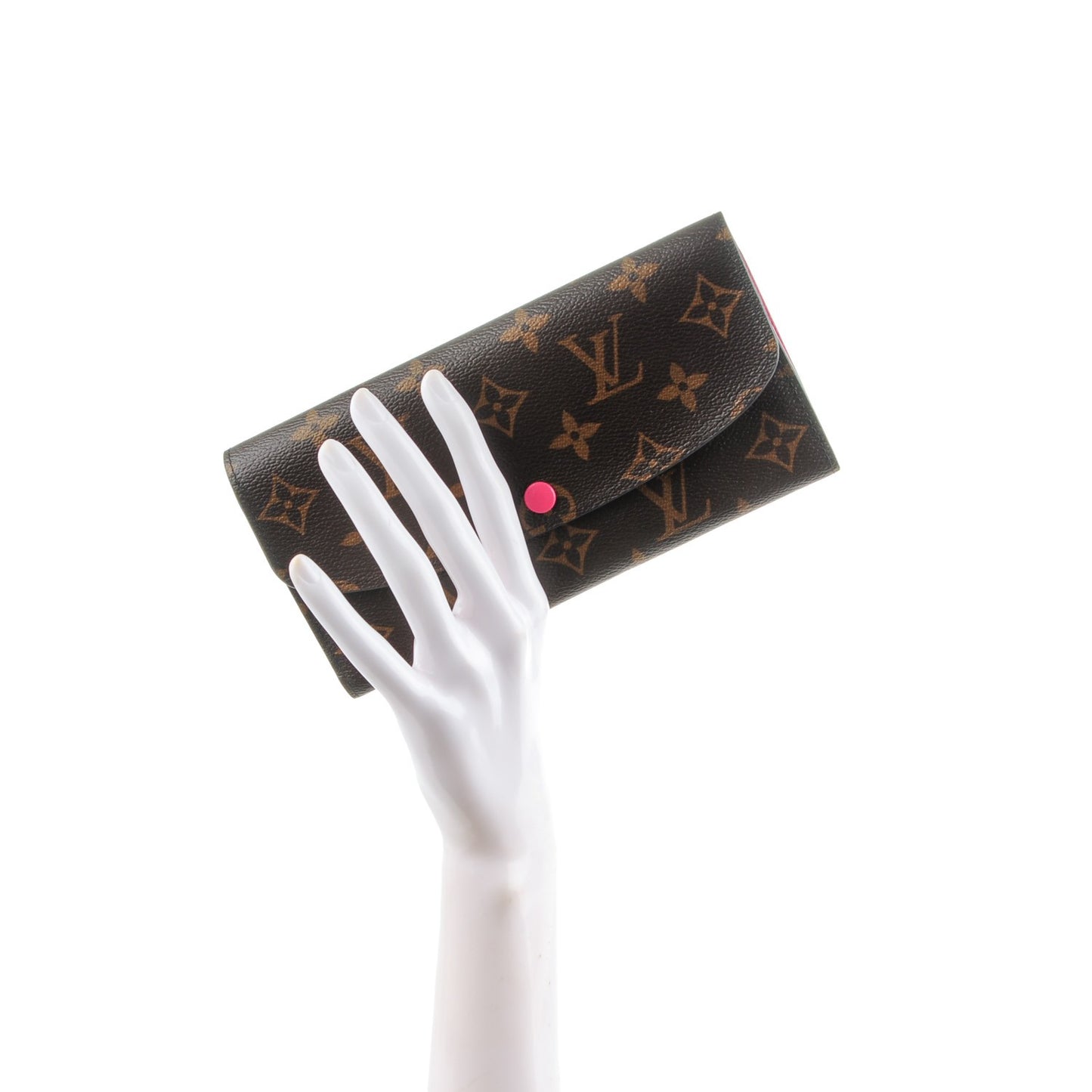 Monogram Emilie Wallet Hot Pink