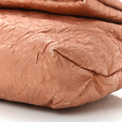 Louis Vuitton Jacquard Quilted Monogram Limelight Clutch GM Rose Gold 5 of 11