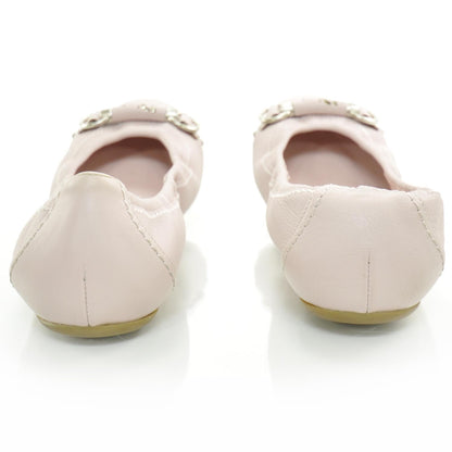 Christian Dior Leather Ballet Flats 37 Pink 4 of 9