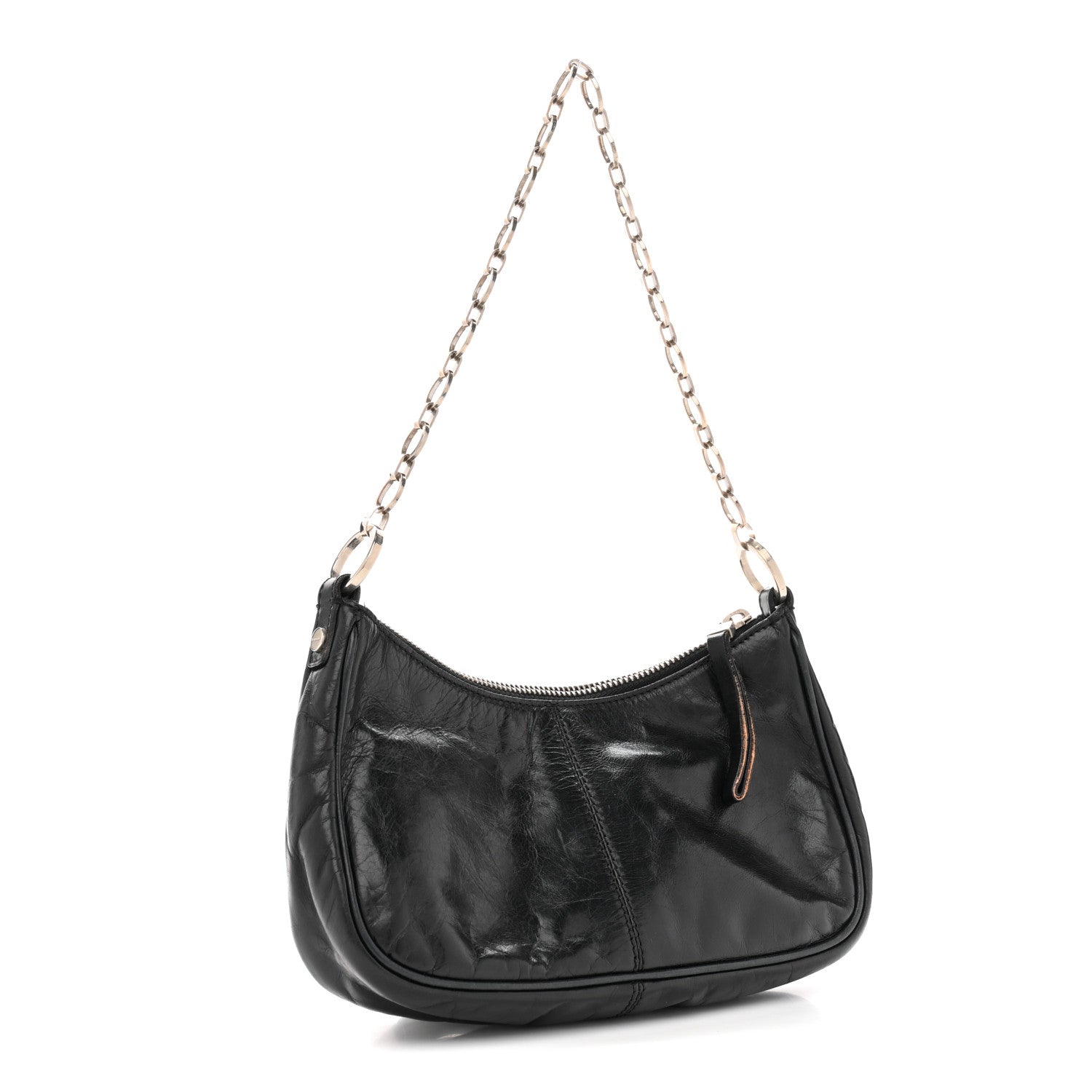 Givenchy Lambskin Tassel Hobo Black 2 of 13
