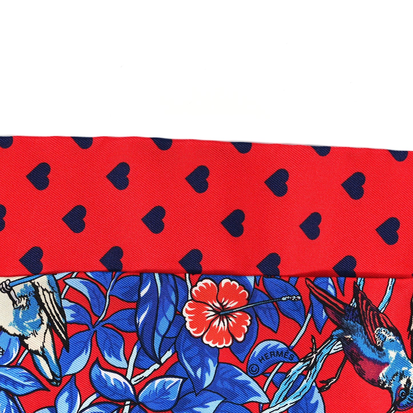 Silk Jungle Love Love Twilly Rouge Marine Fauve