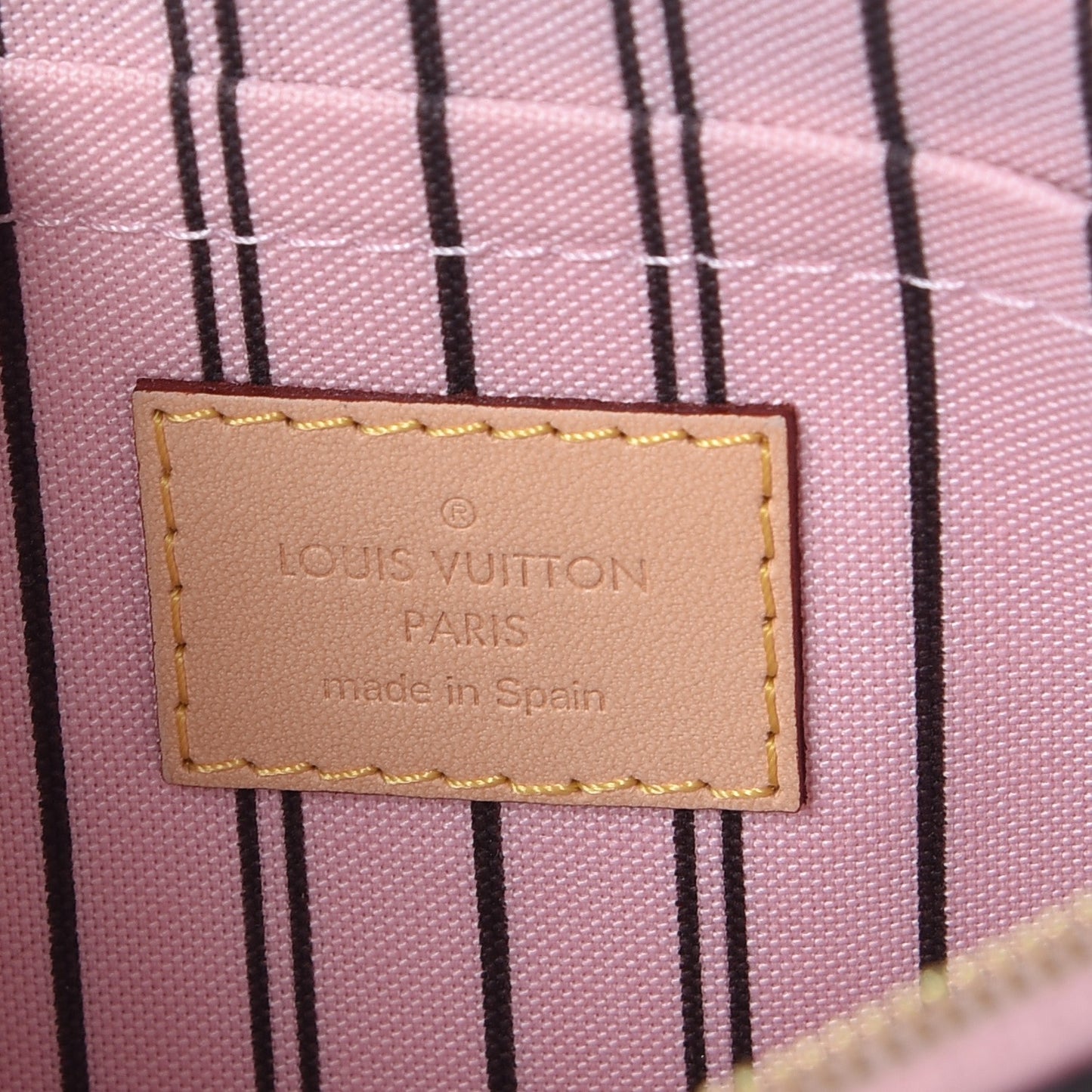 Monogram Neverfull MM GM Pochette Rose Ballerine