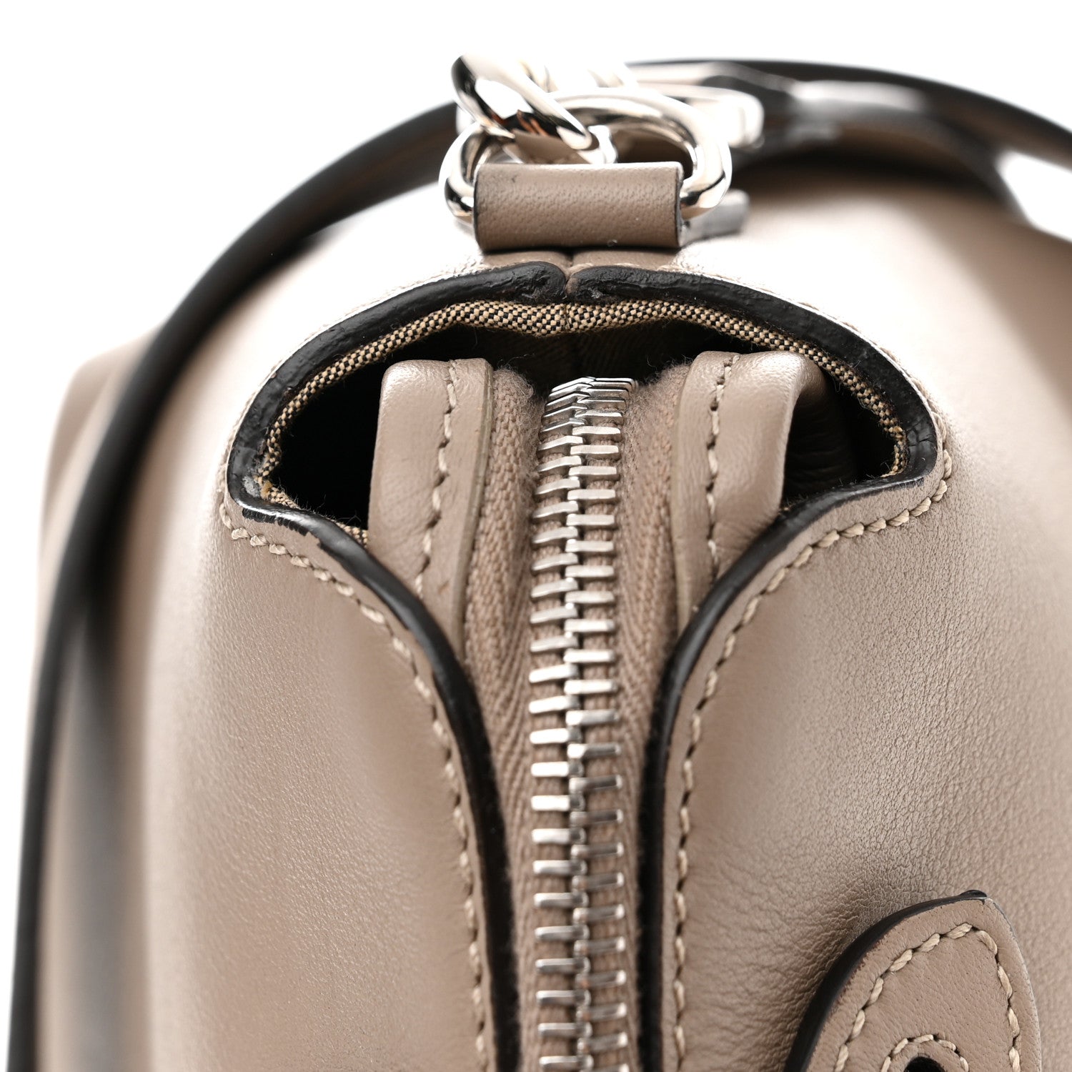 Fendi Vitello Dolce Medium By The Way Boston Bag Tortora 16 of 16