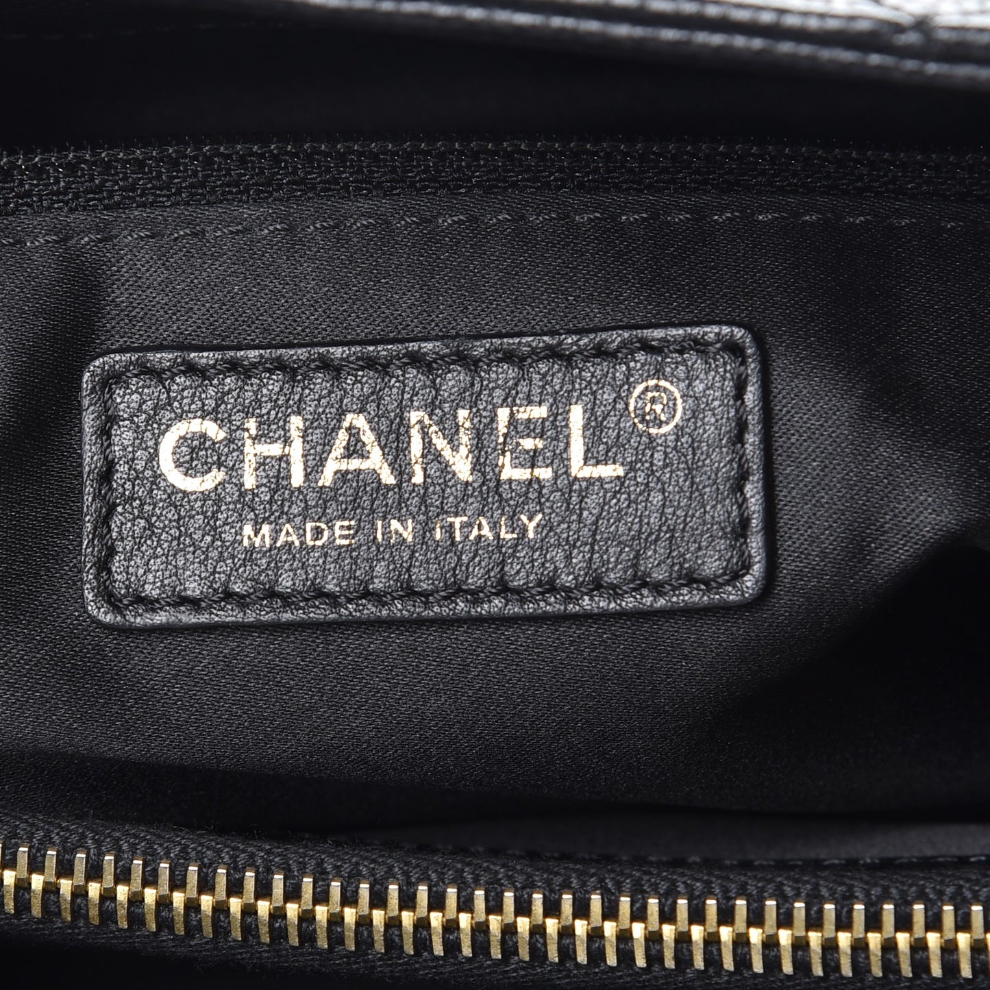 Caviar Quilted Grand Shopping Tote GST Black