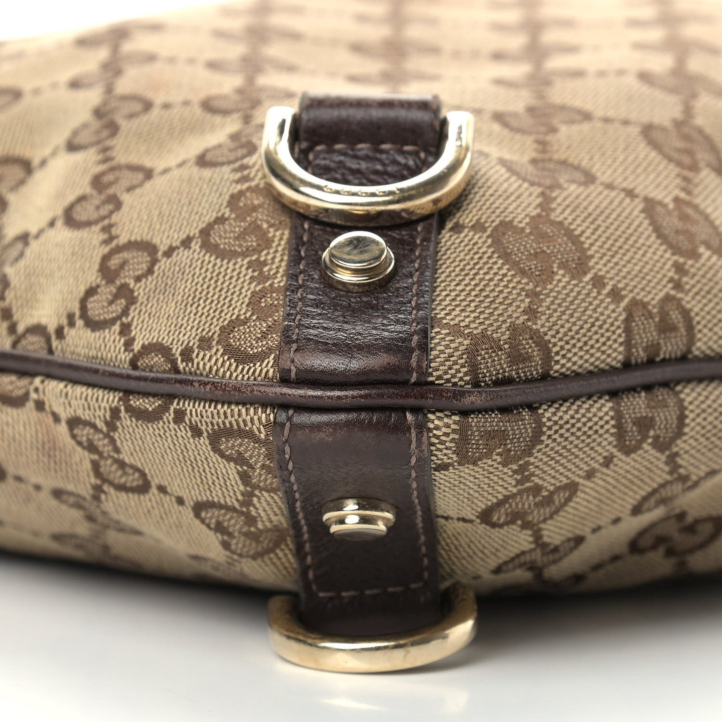 Monogram Abbey Messenger Bag Dark Brown