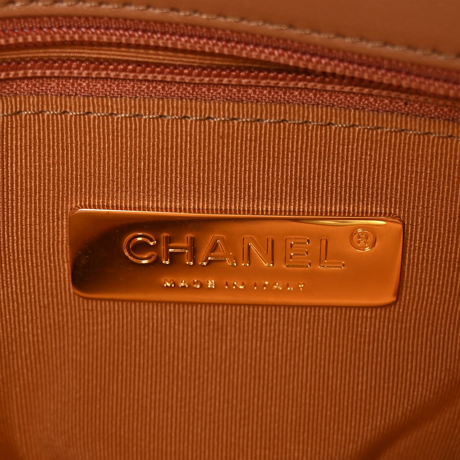 Chanel Lambskin Quilted Medium Chanel 19 Flap Brown 6 of 9