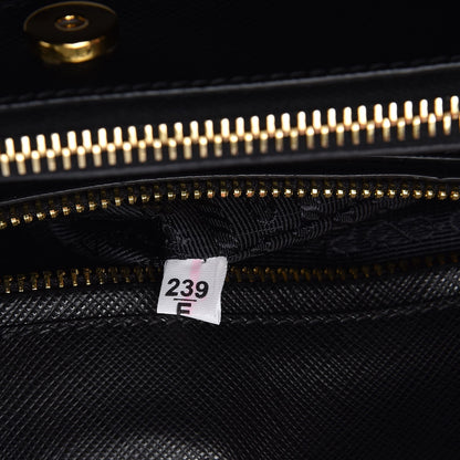 Prada Saffiano Lux Medium Tote Nero Black 8 of 11