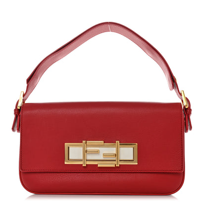 Fendi Vitello Dolce Bi-Color 3Baguette Shoulder Bag Mattone White 1 of 11