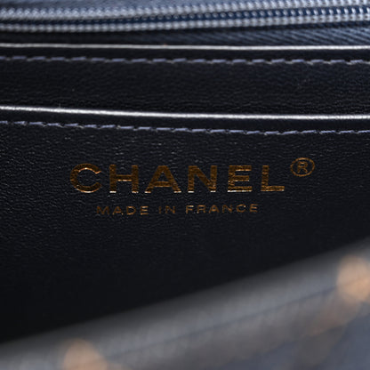Chanel Denim Quilted Mini Rectangular Flap Dark Blue 6 of 10