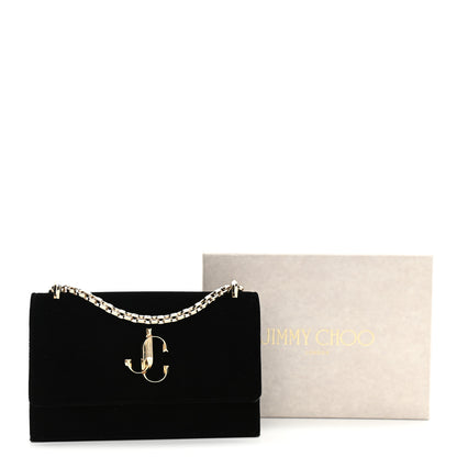 Jimmy Choo Velvet Bohemia Bag Black 11 of 11