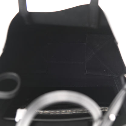 Celine Grained Calfskin Small Vertical Cabas Black 5 of 11
