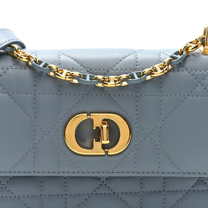 Christian Dior Lambskin Cannage Mini Miss Caro Bag Cloud Blue 6 of 8