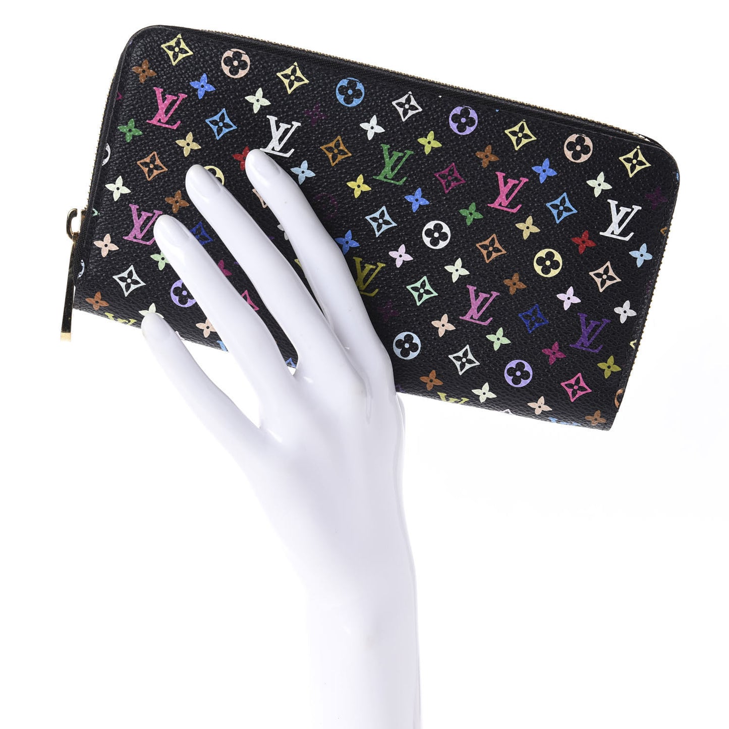 Monogram Multicolor Zippy Wallet Black Grenade
