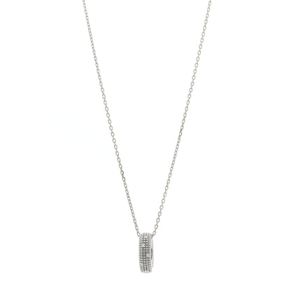 Damiani 18K White Gold Diamond Metropolitan Dream Pendant Necklace 1 of 8