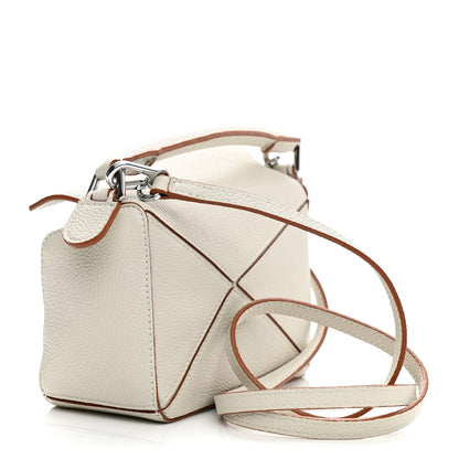 Loewe Calfskin Mini Puzzle Bag Soft White 3 of 9
