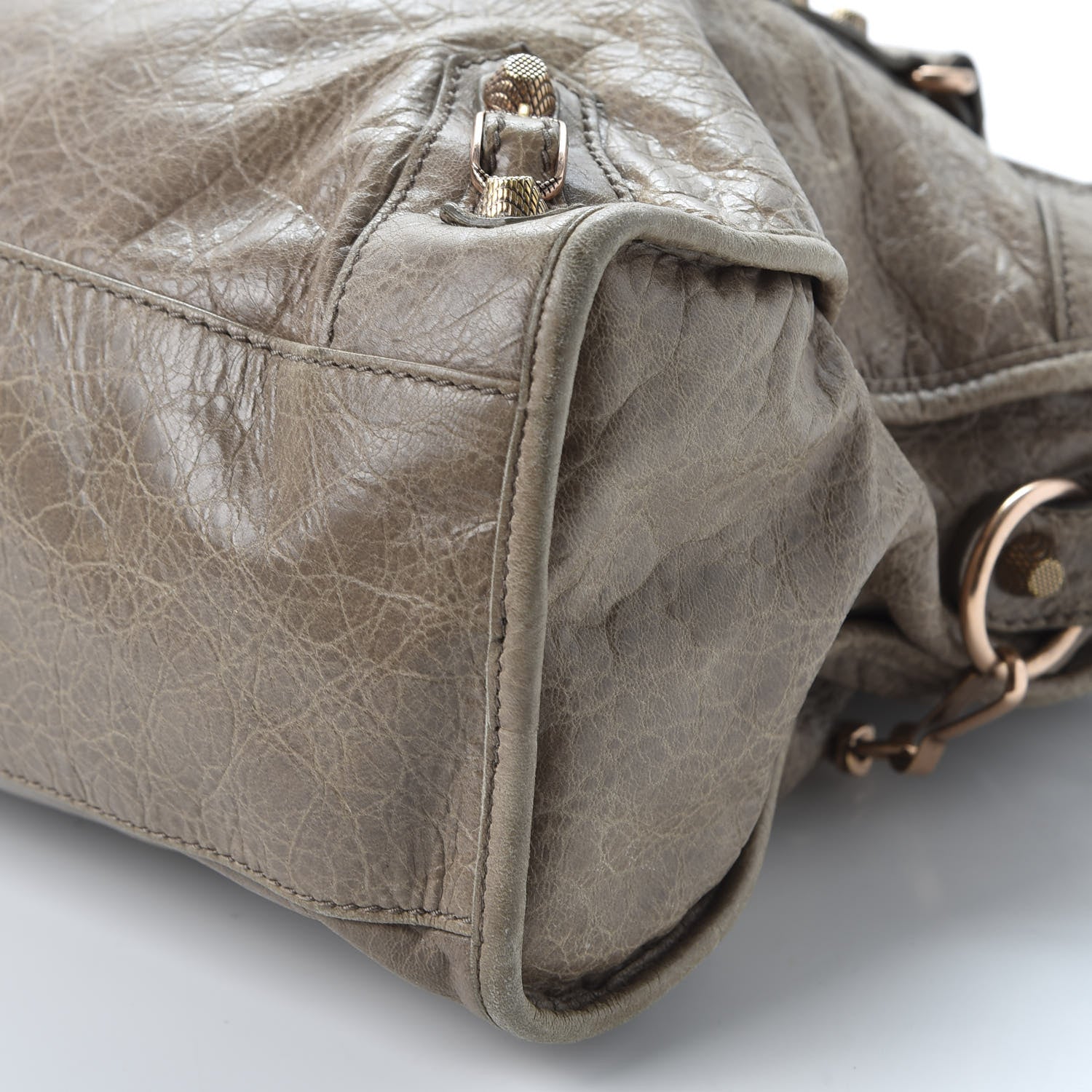 Balenciaga Agneau Giant 12 Rose Gold Hardware City Gris Poivre 6 of 16