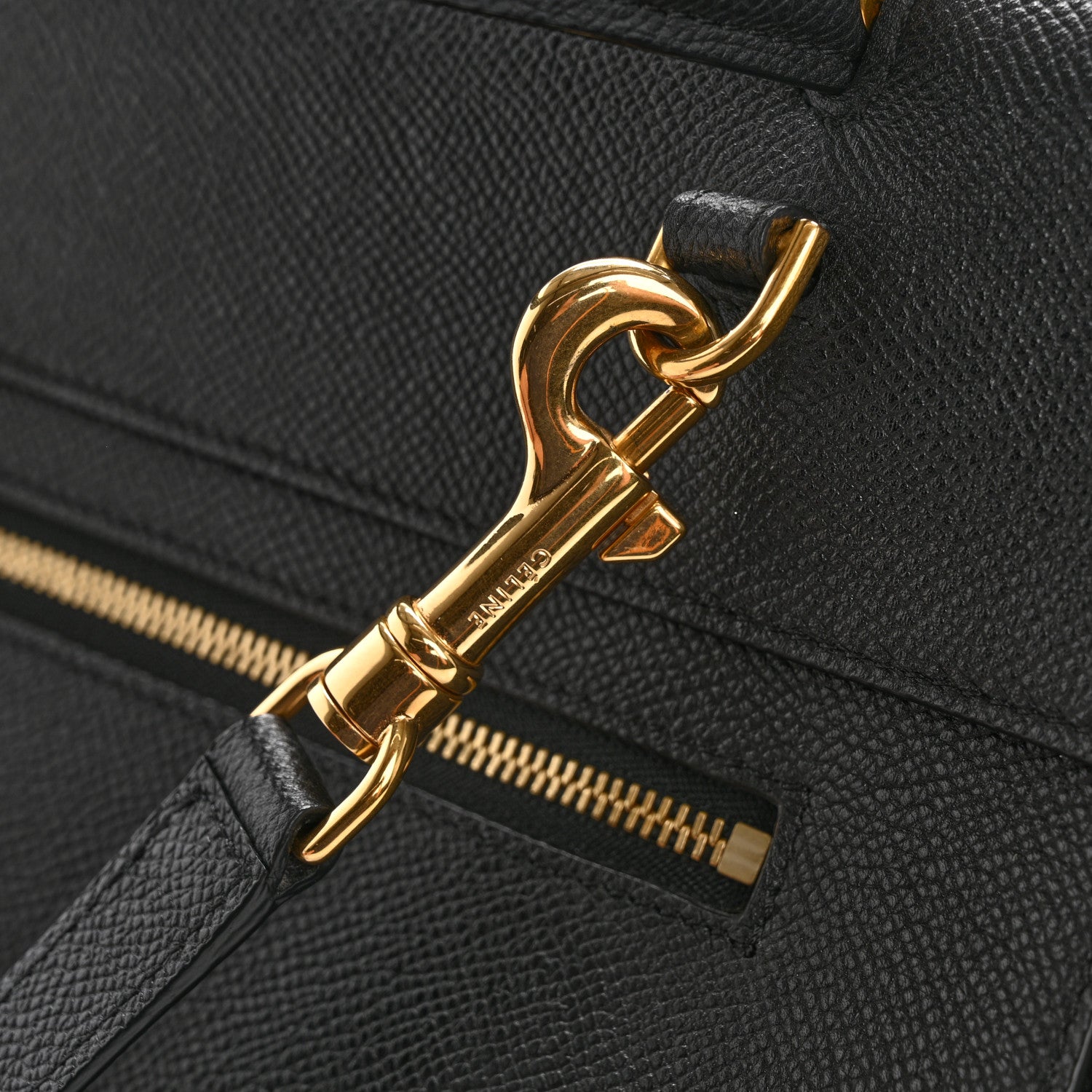 Celine Grained Calfskin Mini Belt Bag Black 13 of 16