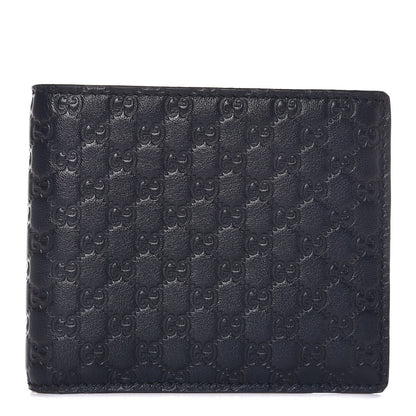 Gucci Soft Microguccissima Avel Bi-Fold Wallet Blue 1 of 8