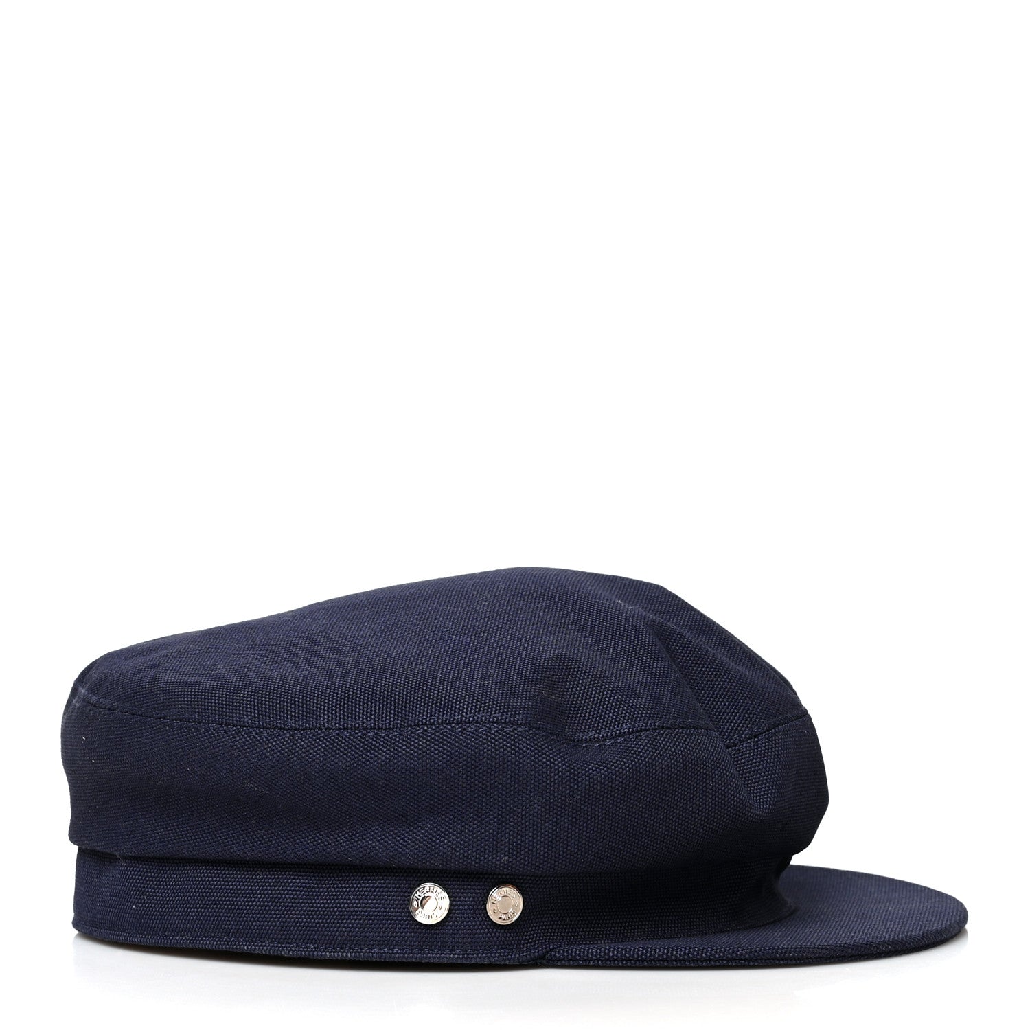 Hermes Cotton Womens Vauban Cap 58 Marine 4 of 7