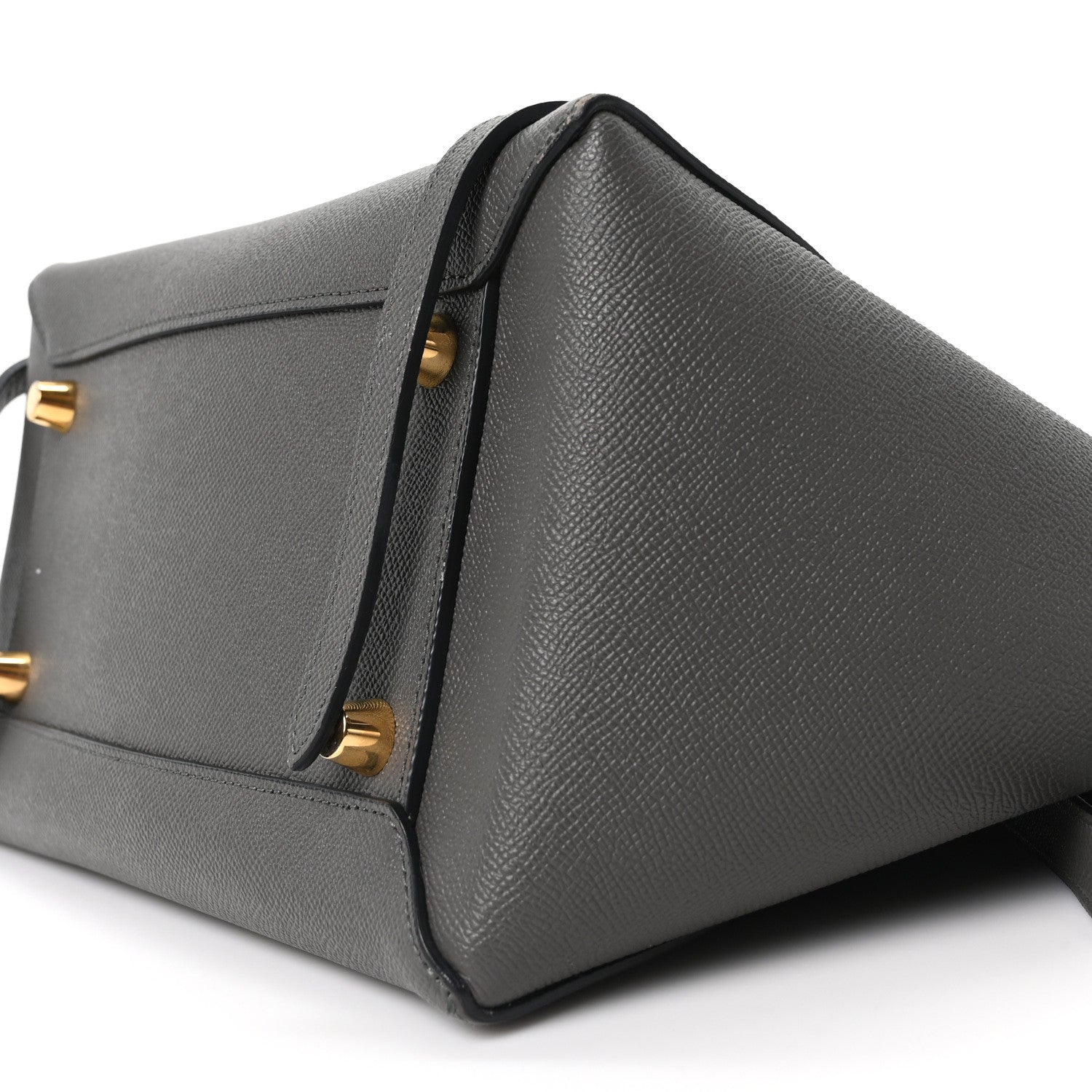 Celine Grained Calfskin Mini Belt Bag Grey 9 of 9