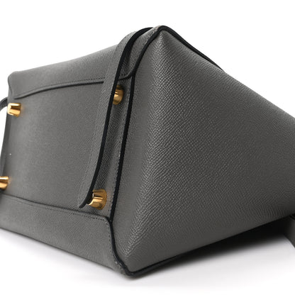 Celine Grained Calfskin Mini Belt Bag Grey 9 of 9